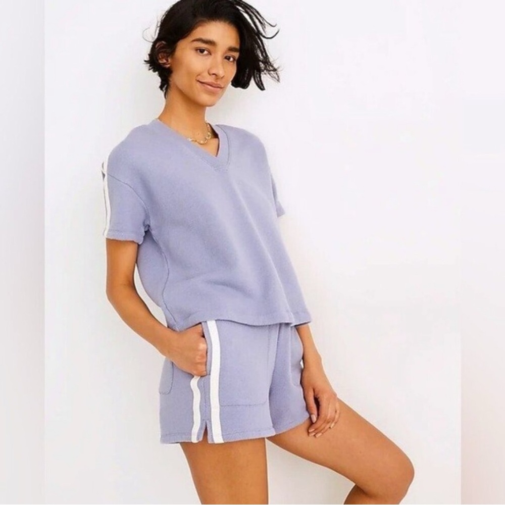 Lavender Airy Terry Vneck from Madewell